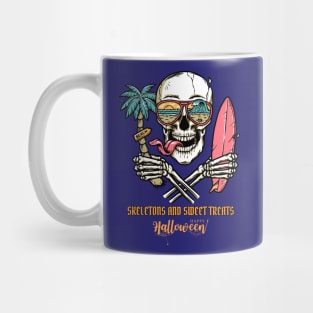 Skeletons and Sweet Treats Halloween Mug